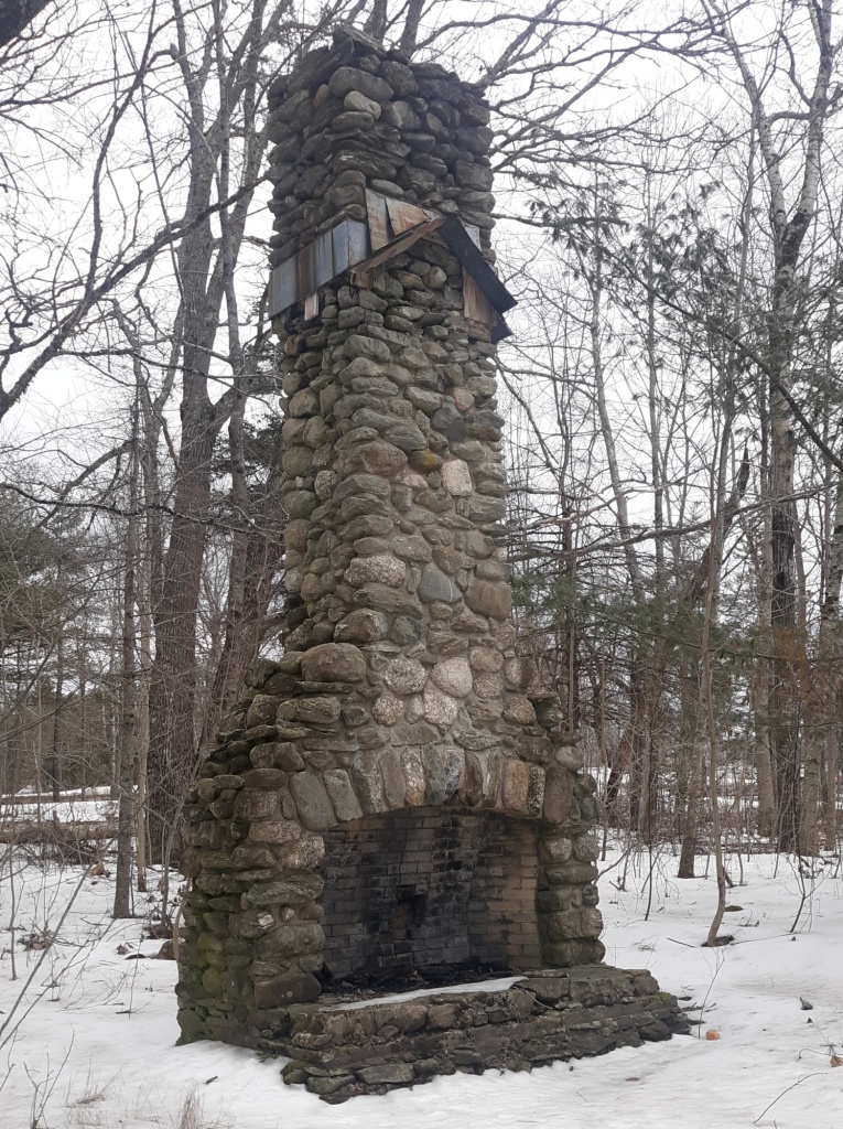 Chimney from the camp hospital.